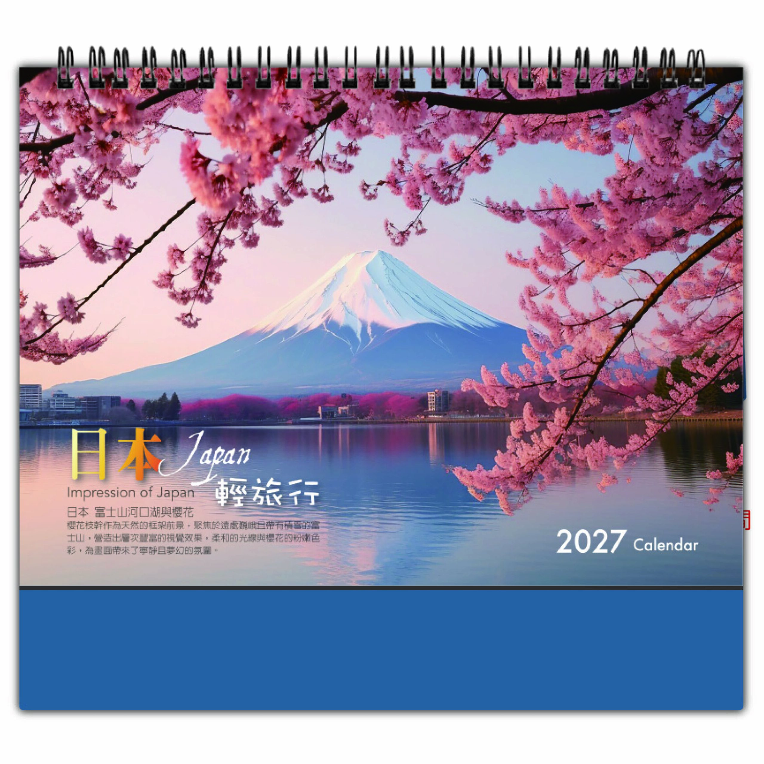 HY25C – 25K三角檯桌曆 (日本輕旅行)